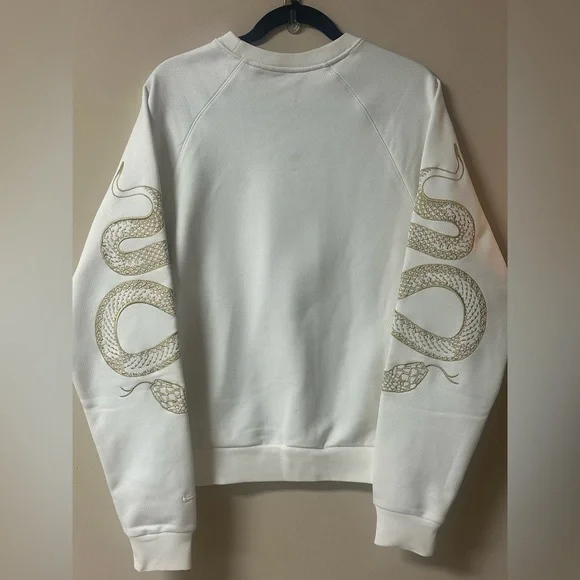 NWT Nike Kobe "Year of the Mamba" Therma-Fit Crewneck Sweatshirt in Sail/Black - Picture 5 of 8